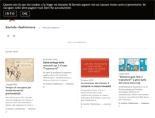 Tablet Screenshot of danielavladimirova.it